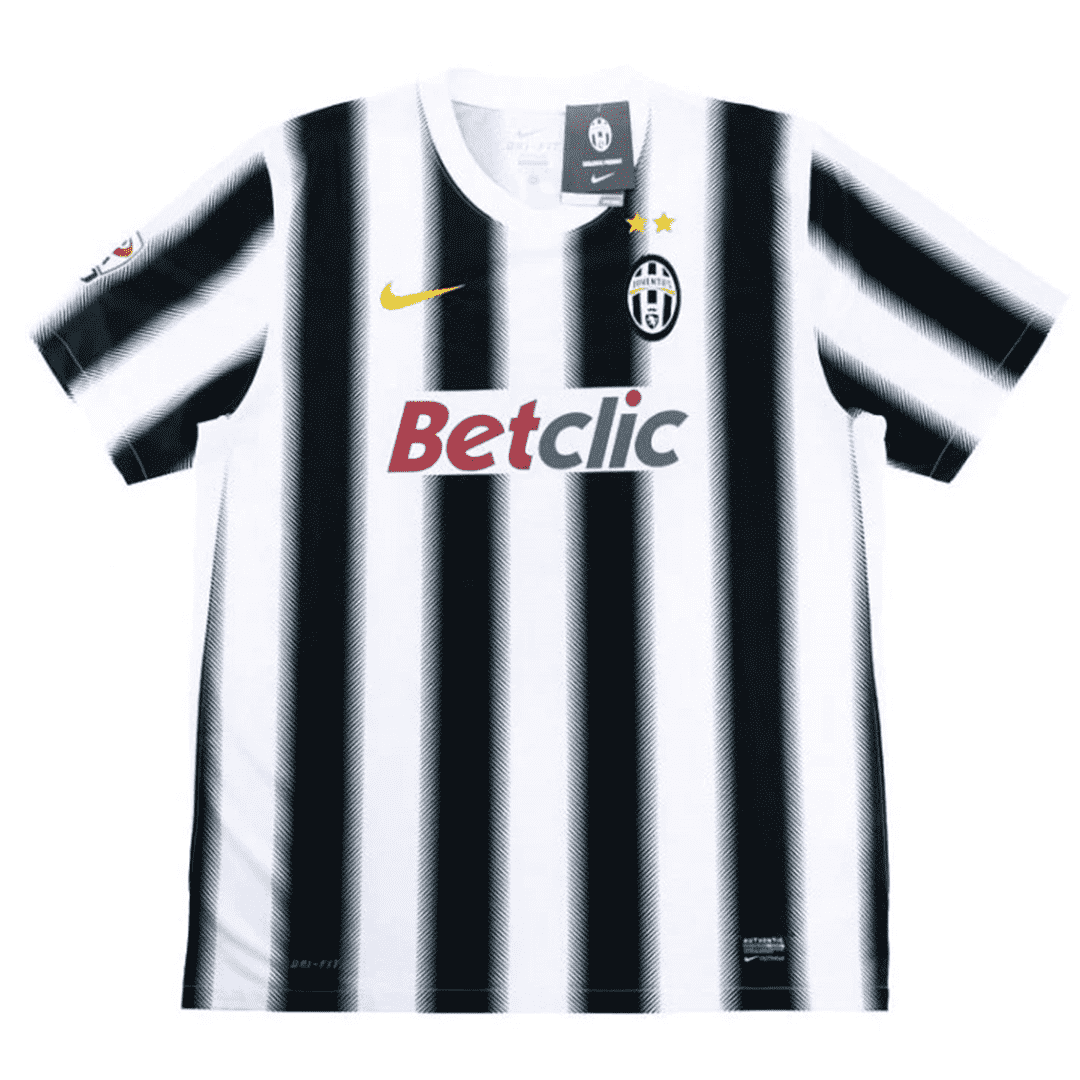 Juventus Soccer Jersey Replica Home 2011/2012 Mens (Retro Del Piero #10)