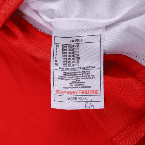 Arsenal Soccer Jersey Replica Home Long Sleeve 1998/99 Mens (Retro Bergkamp #10)