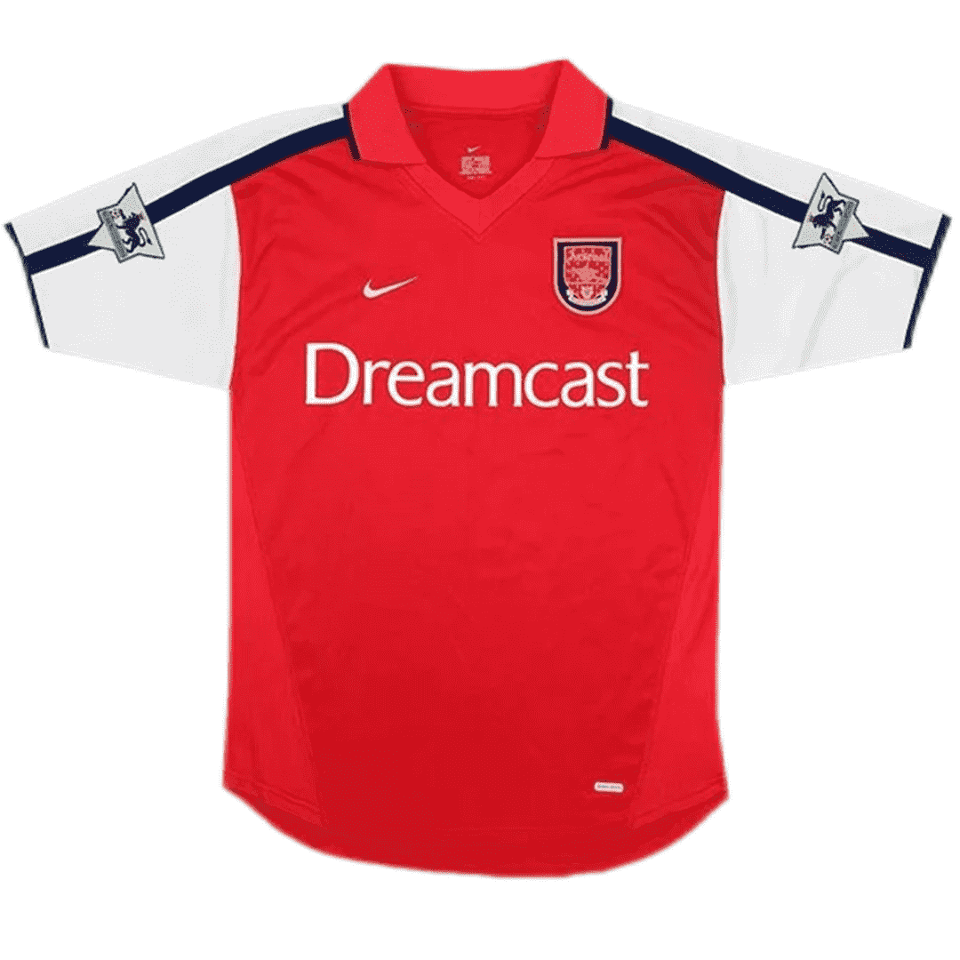 Arsenal Soccer Jersey Replica Home 2000/2001 Mens (Retro Henry #14)