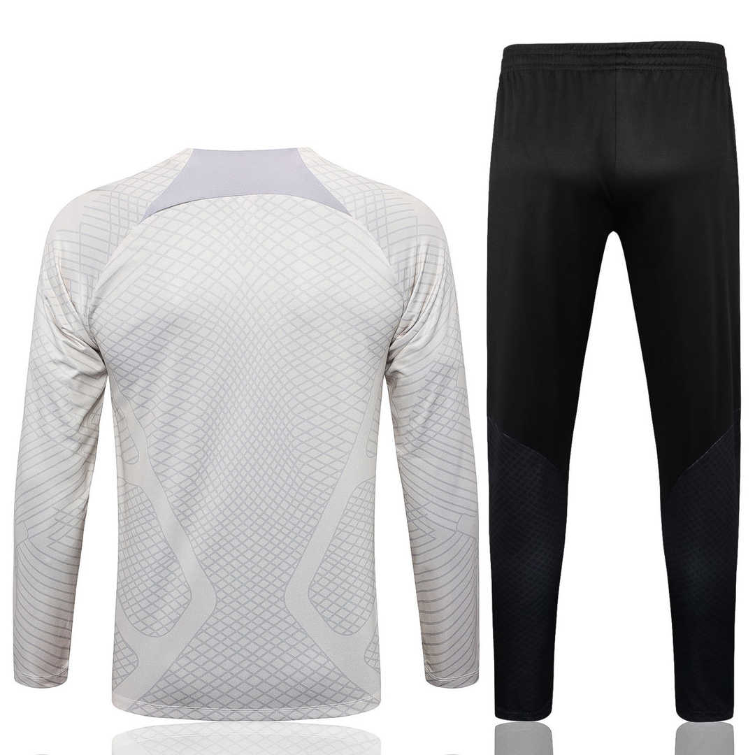 Tottenham Hotspur Soccer Training Suit Replica Cream 3D 2022/23 Mens