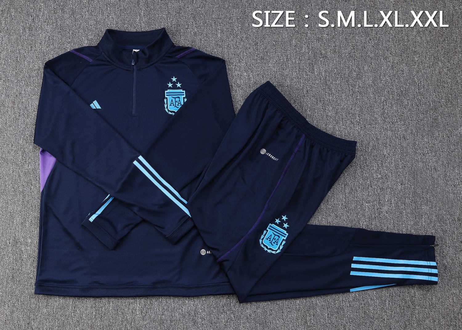 Argentina Soccer Training Suit Replica Navy 2023 Mens
