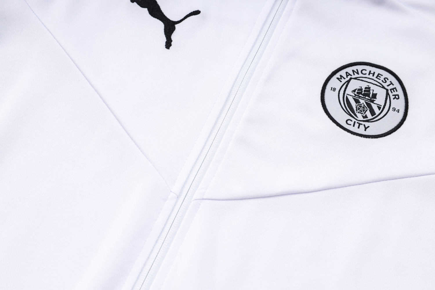 Manchester City Soccer Jacket + Pants Replica White 2022/23 Mens