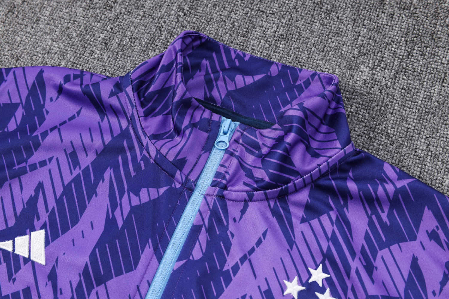 Argentina Soccer Jacket + Pants Replica Purple 2023 Mens
