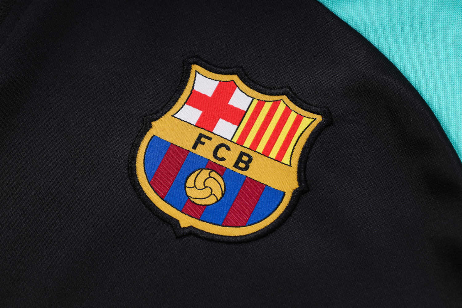Barcelona Soccer Jacket + Pants Replica Black 2022/23 Mens (Hoodie)
