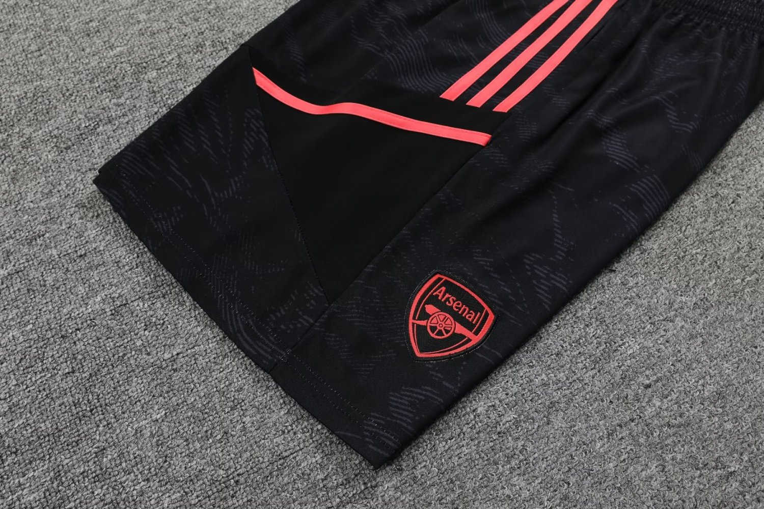 Arsenal Soccer Jersey + Short Replica Black 2023/24 Mens