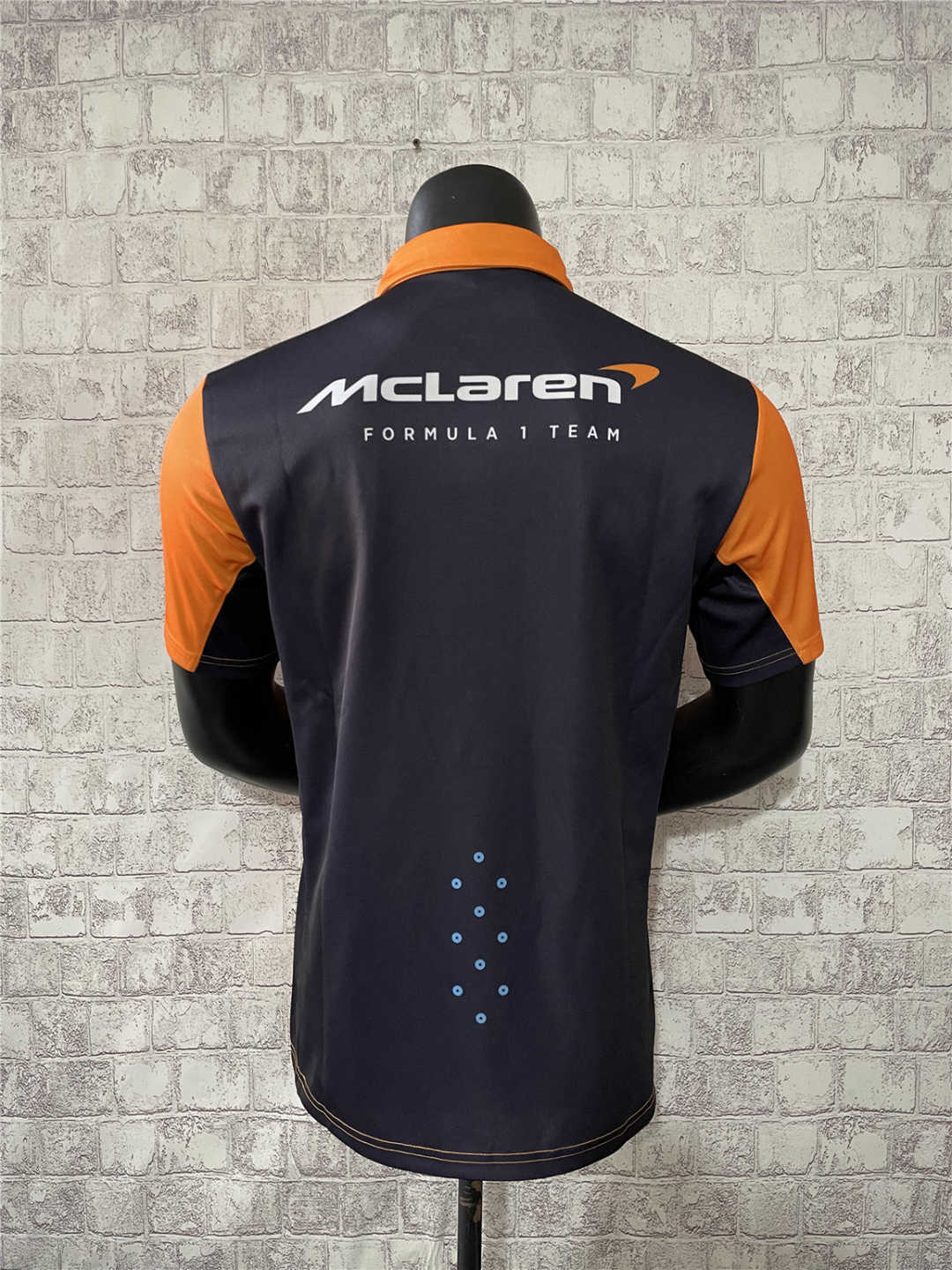 McLaren F1 Team Polo Shirt Orange 2023 Men's