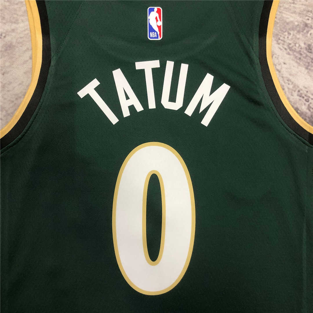Boston Celtics City Edition Swingman Jersey Green 2022/23 Men's (TATUM #0)