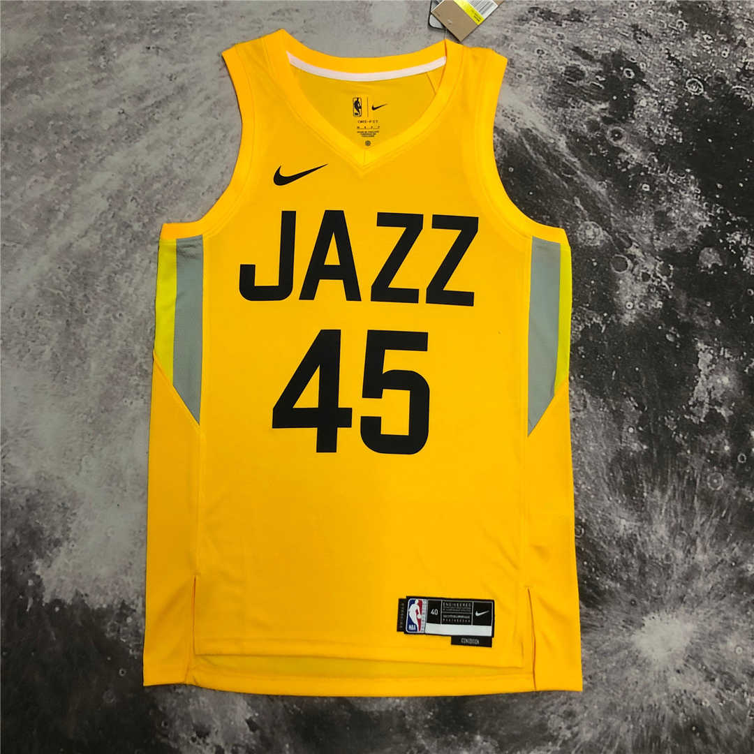 Utah Jazz Icon Edition Swingman Jersey Yellow 2022/23 Men's (MITCHELL #45)