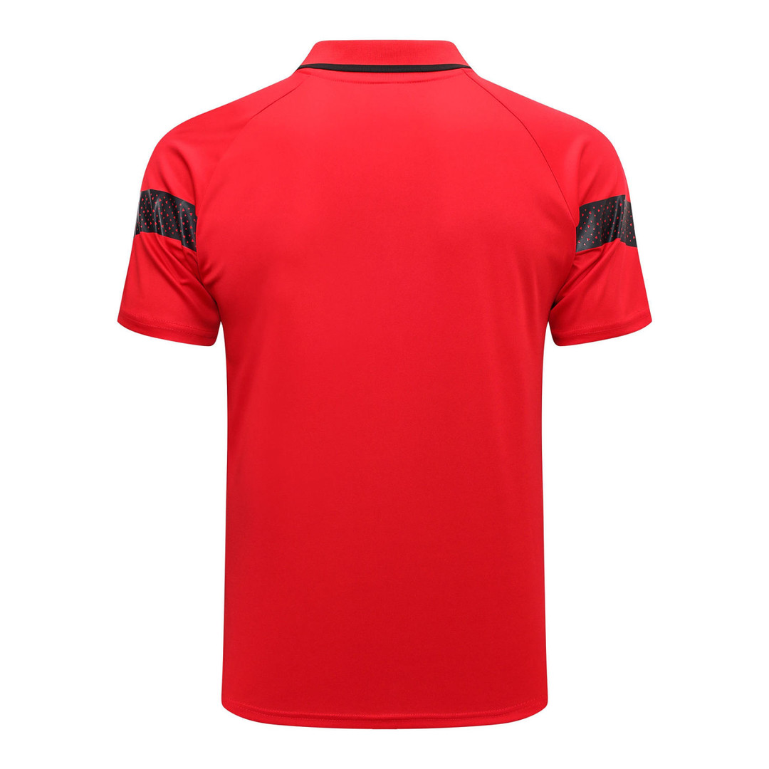 AC Milan Soccer Polo Replica Red 2023/24 Men's