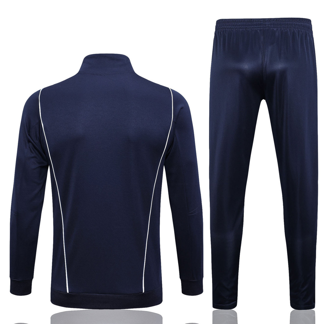 Italy Soccer Jacket + Pants Replica Navy 2023 Mens