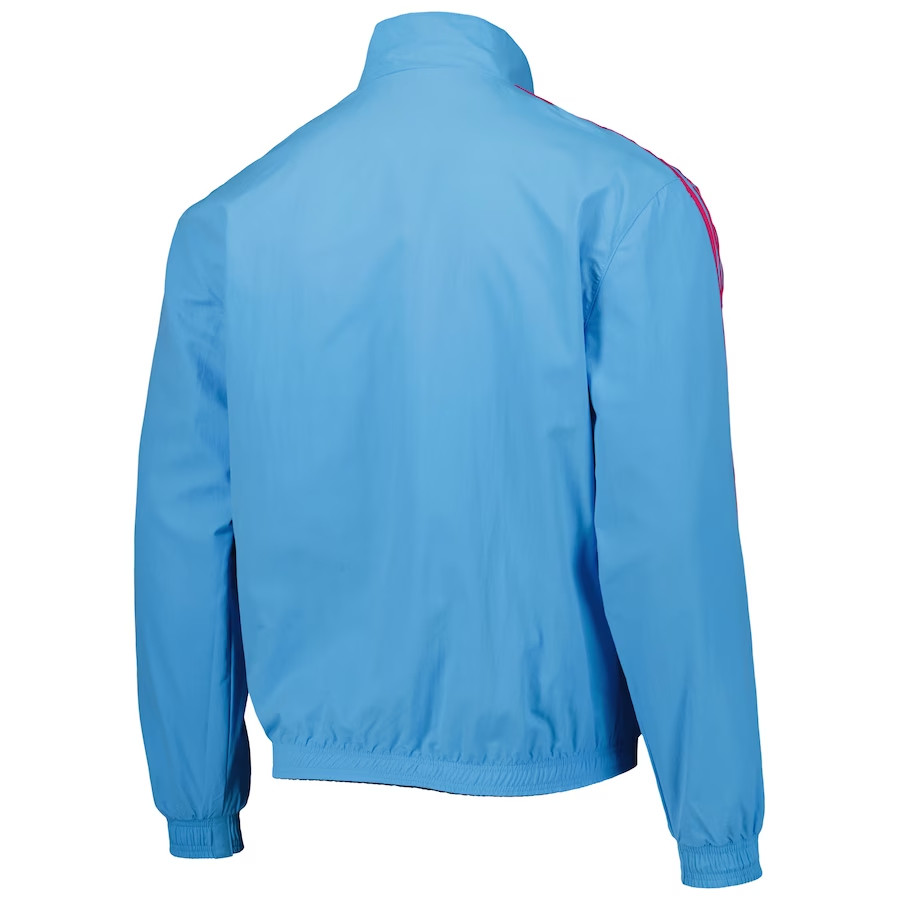 Arsenal Windrunner Soccer Jacket On-Field Team Logo Anthem Reversible Blue&Navy Full-Zip 2023/24 Men's