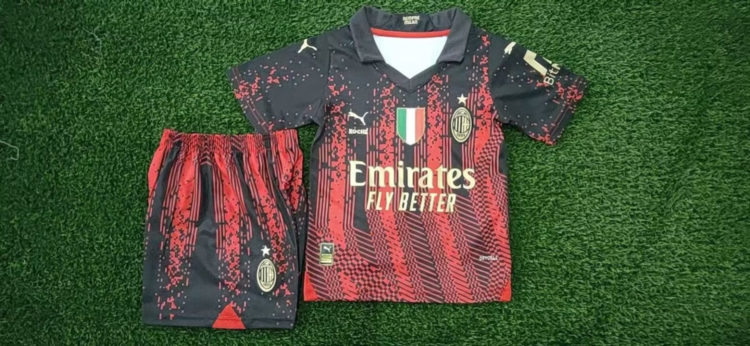 AC Milan Soccer Jersey + Short Replica Fourth 2023/24 Youth