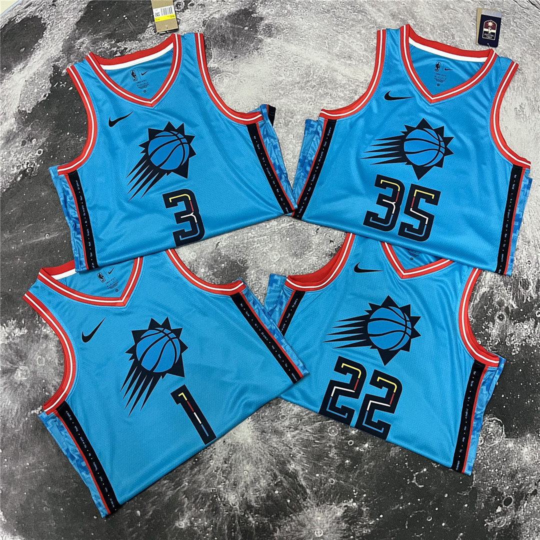 Phoenix Suns Swingman Jersey City Edition Blue 2022/23 Men's (AYTON #22)