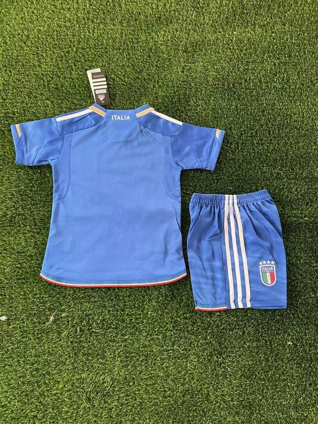 Italy Soccer Jersey + Short Replica Home 2023 Youth