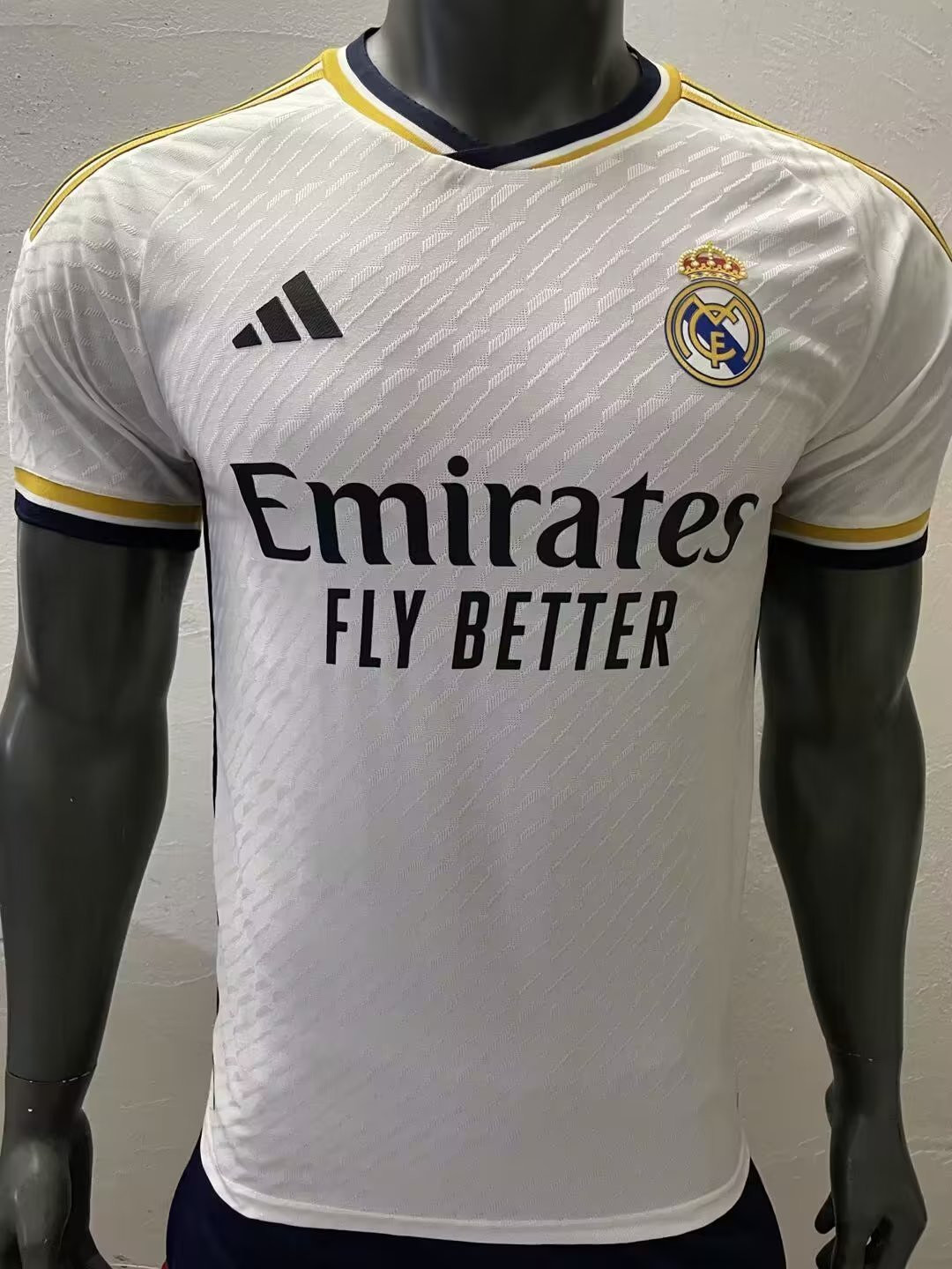 Real Madrid Soccer Jersey Replica Home 2023/24 Mens (Player Version)