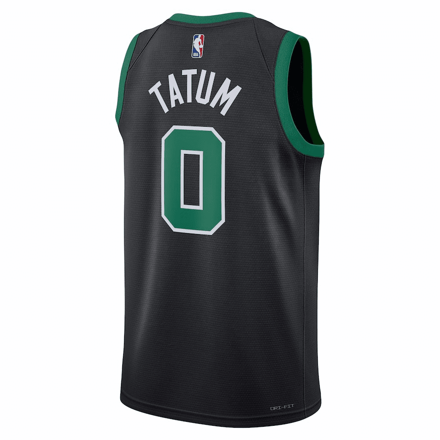 Boston Celtics Swingman Jersey - Statement Edition Replica Brand Black 2022/23 Mens (Jayson Tatum #0)