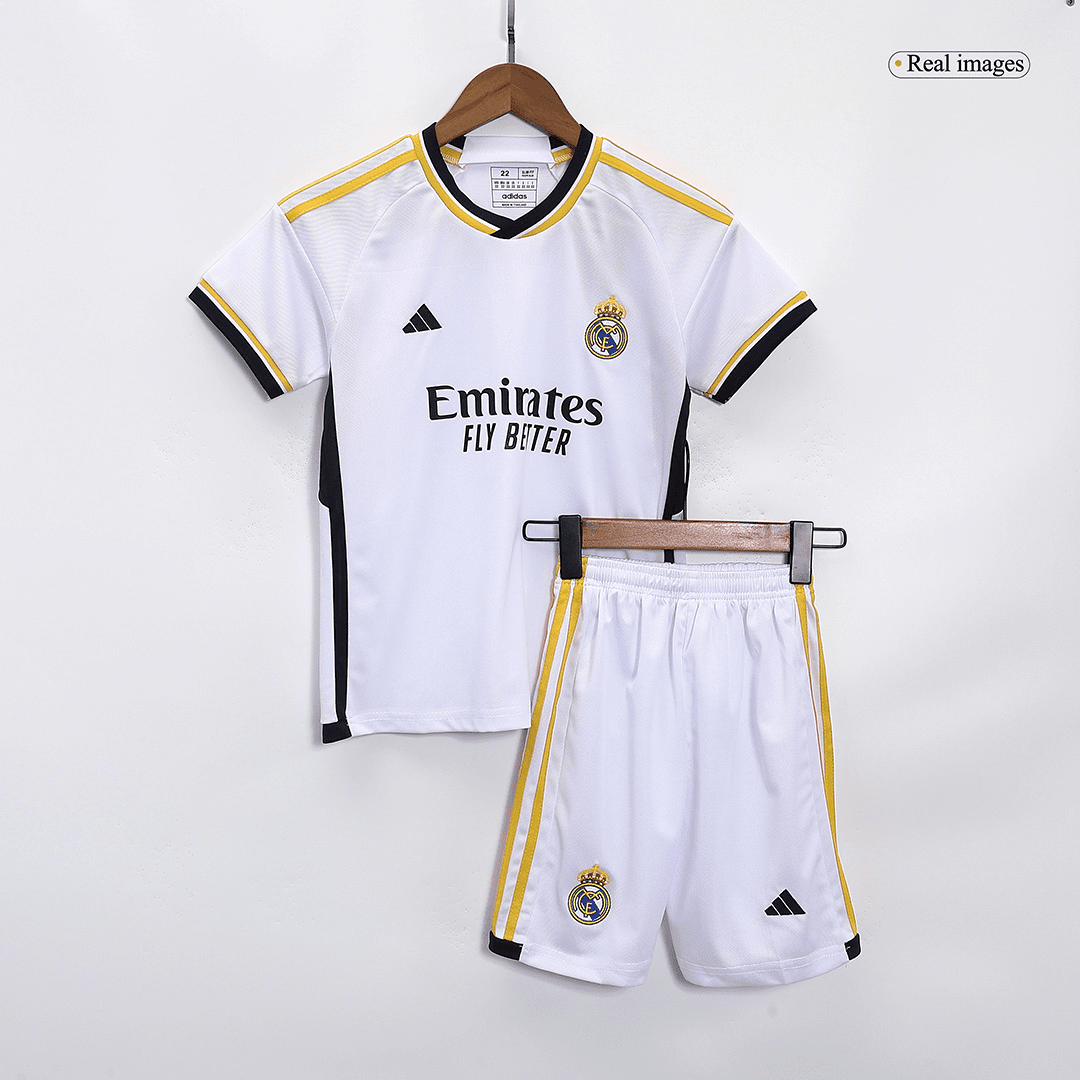 Real Madrid Soccer Jersey + Short Replica Home 2023/24 Youth