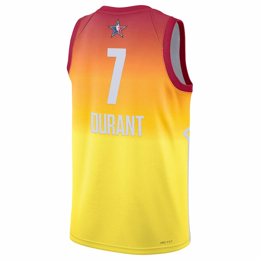 NBA Swingman Jersey All-Star Game Brand Orange 2023 Mens (Kevin Durant #7)