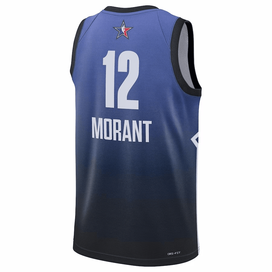 NBA Swingman Jersey All-Star Game Brand Blue 2023 Mens (Ja Morant #12)
