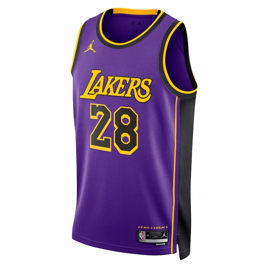 Los Angeles Lakers Swingman Jersey - Statement Edition Brand Purple 2022/23 Mens (Rui Hachimura #28)