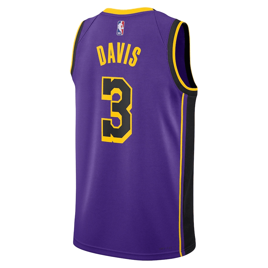 Los Angeles Lakers Swingman Jersey - Statement Edition Brand Purple 2022/23 Mens (Anthony Davis #3)