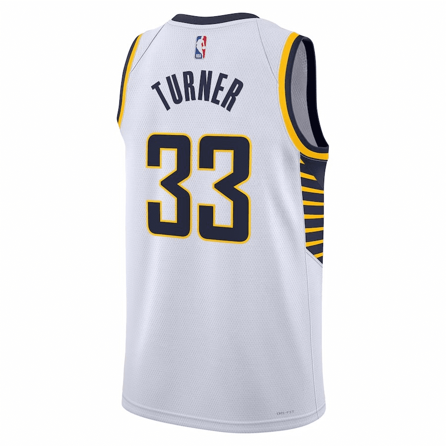 Indiana Pacers Swingman Jersey - Association Edition White 2022/23 Mens (Myles Turner #33)
