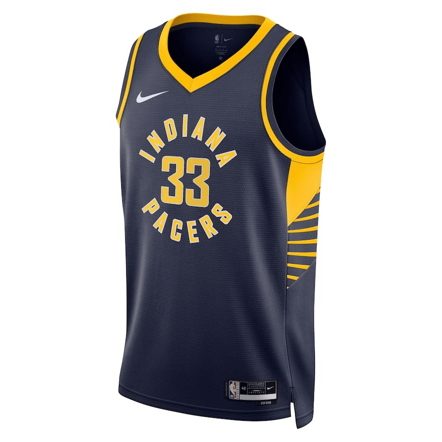 Indiana Pacers Swingman Jersey - Icon Edition Navy 2022/23 Mens (Myles Turner #33)