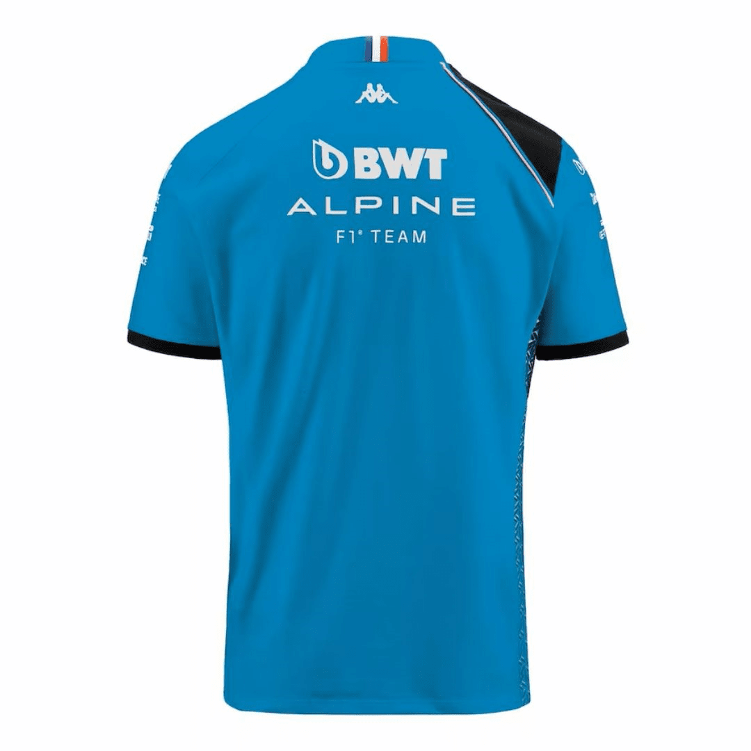 BWT Alpine F1 Team Polo Shirt Blue 2023 Mens