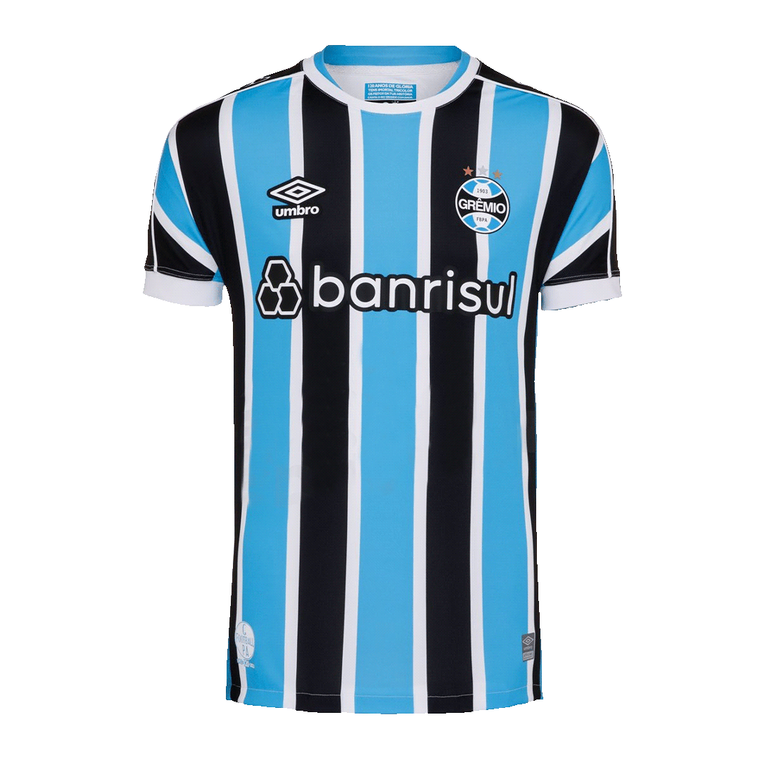 Grêmio FBPA Soccer Jersey + Short Replica Home 2023/24 Men's