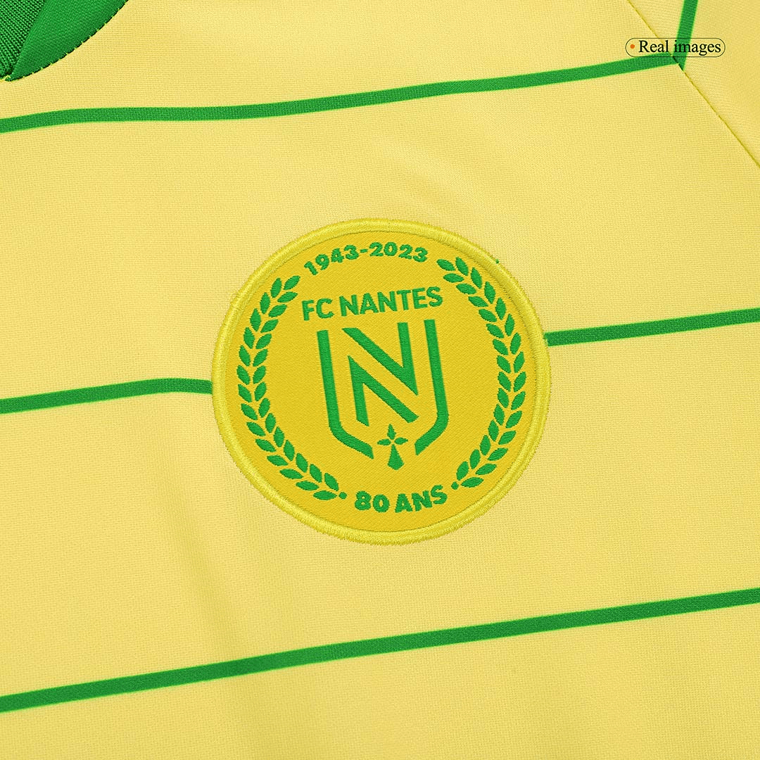 FC Nantes Soccer Jersey Replica 80th Anniversary Yellow 2023 Men's