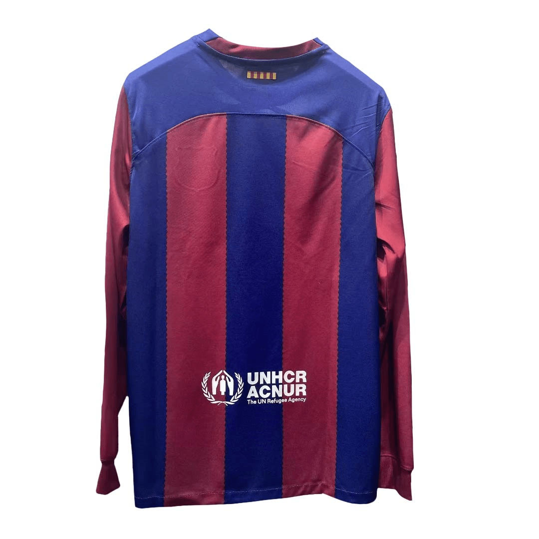 Barcelona Soccer Jersey Replica Home 2023/24 Men's (Long Sleeve)