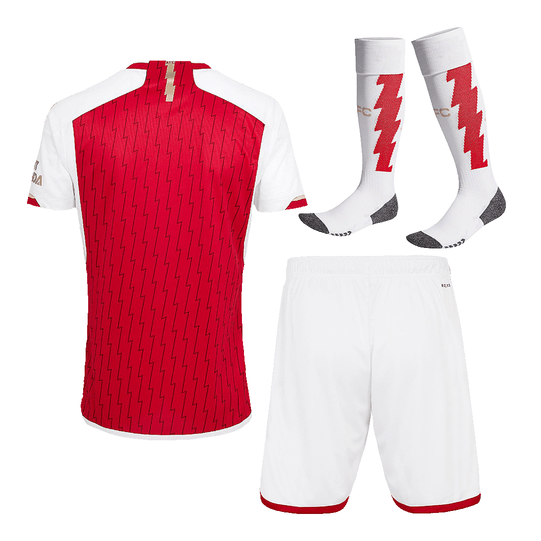 Arsenal Soccer Whole Kit Jersey + Short + Socks Replica Home 2023/24 Mens