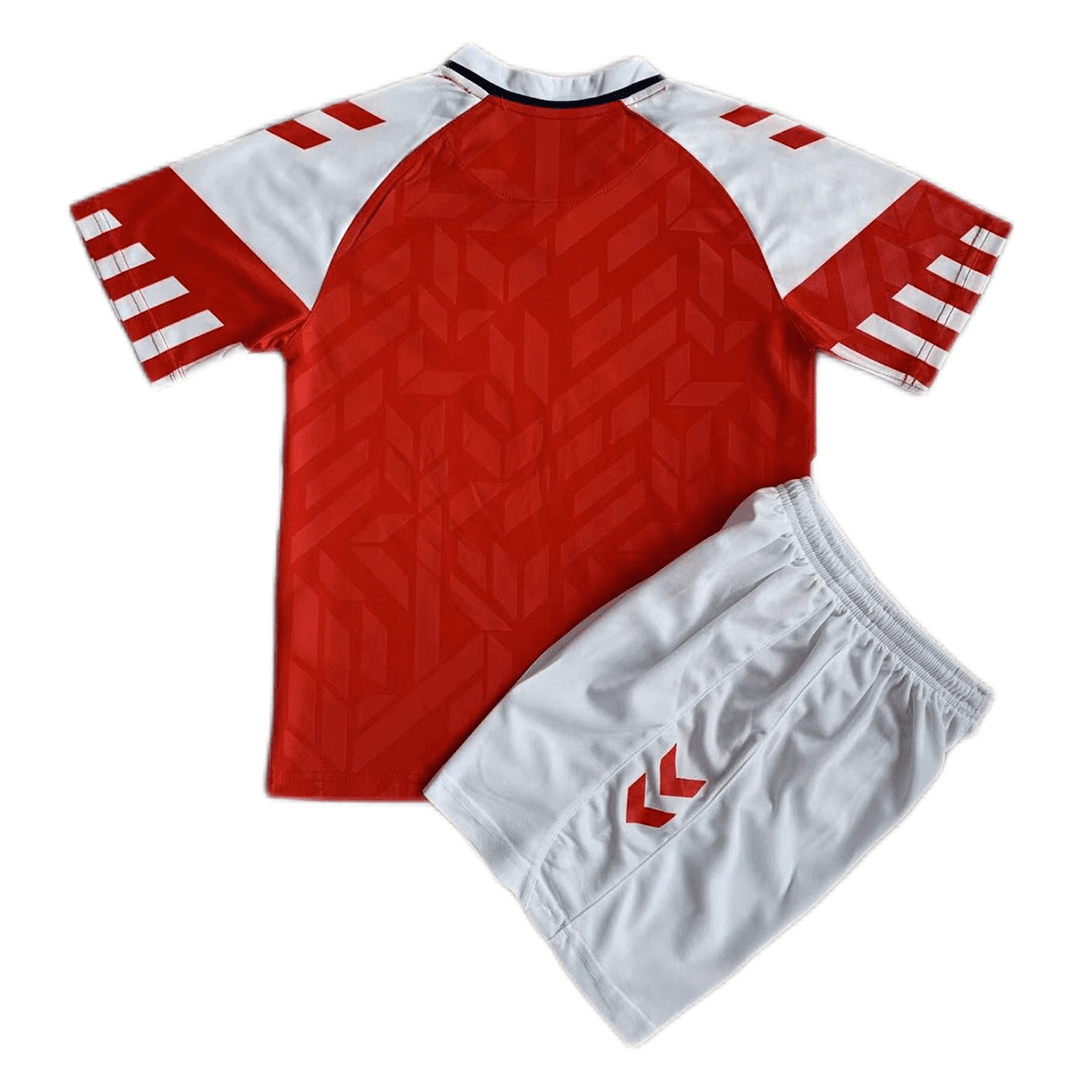 Denmark Soccer Kit Jersey + Short Replica Home 2023 Youth