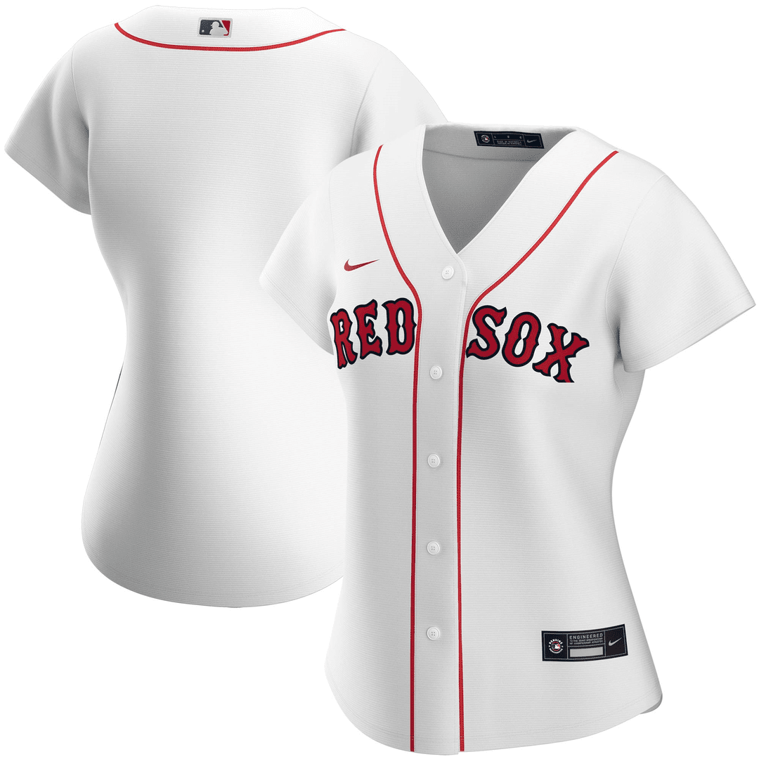Boston Red Sox Jersey Home White 2020 Womens (Rafael Dever #11)