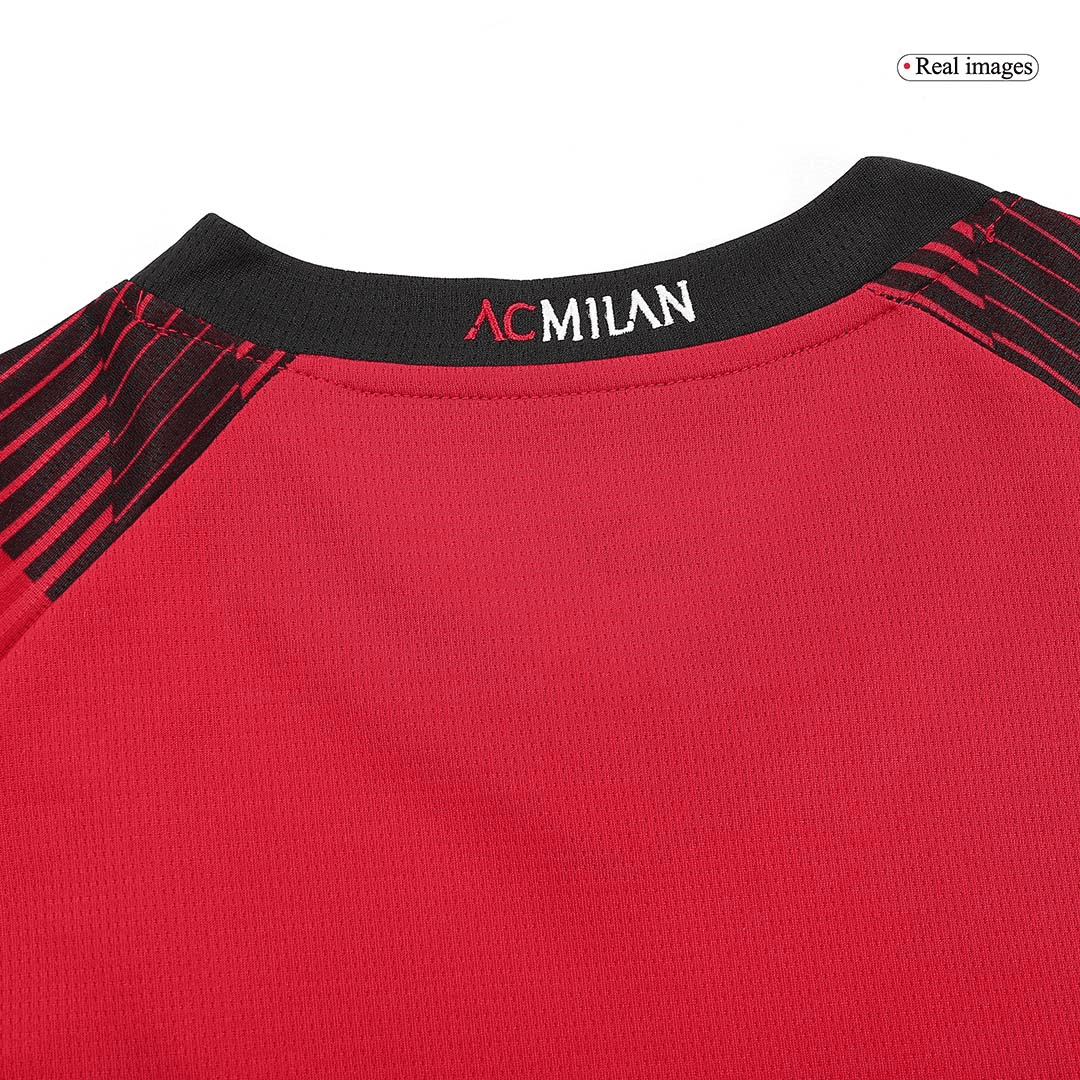 AC Milan Soccer Whole Kit Jersey + Short + Socks Replica Home 2023/24 Mens