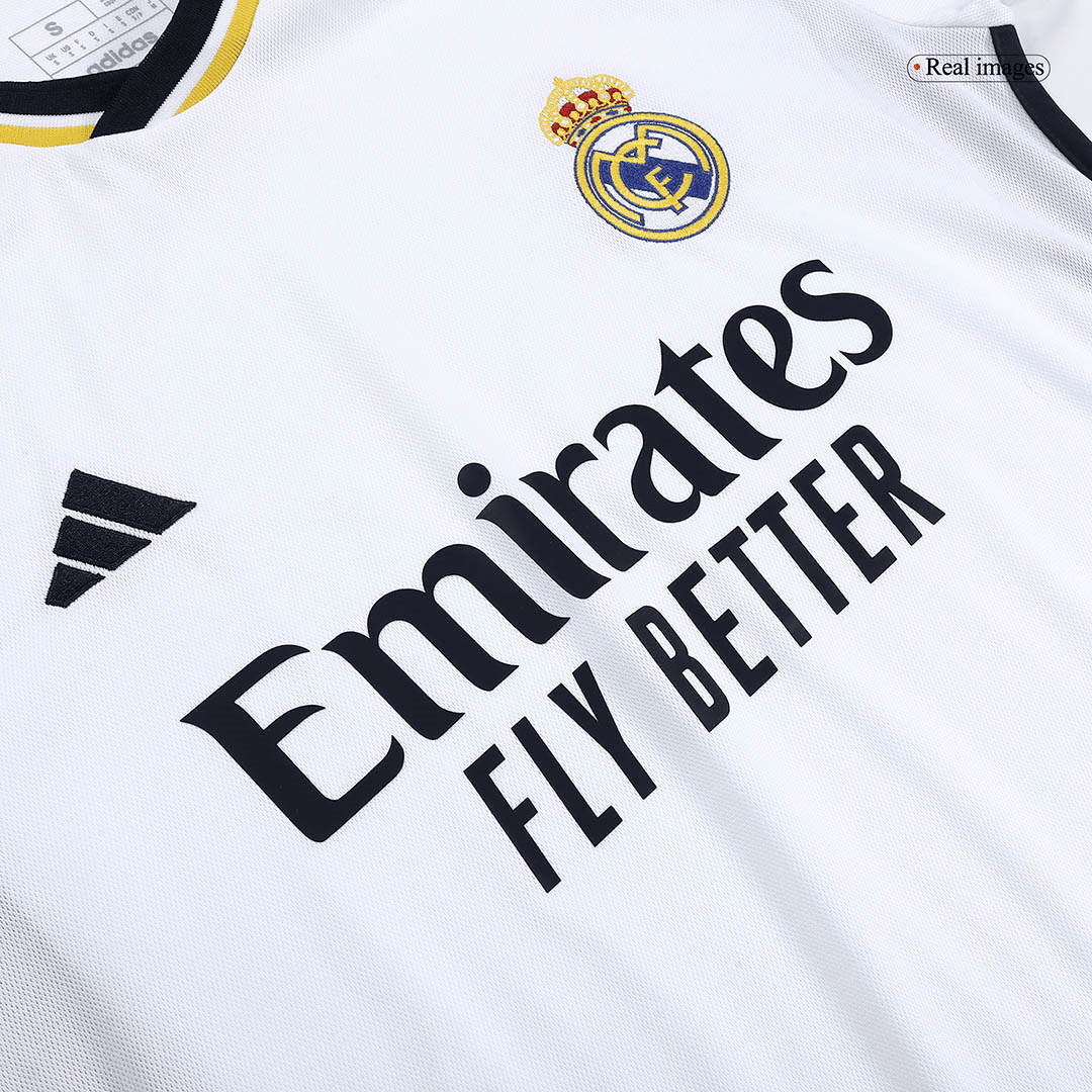 Real Madrid Soccer Jersey Replica Home 2023/24 Mens (ALABA #4)