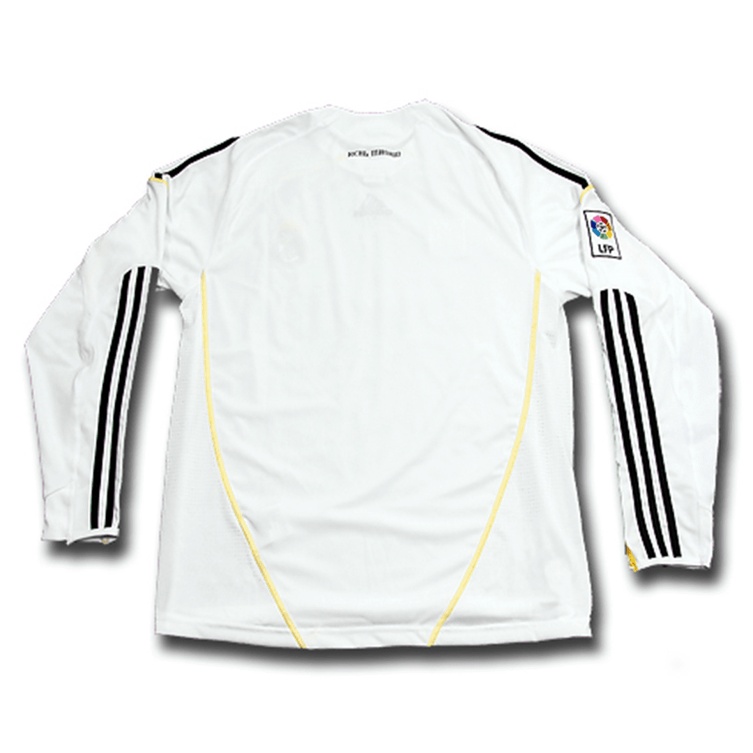 Real Madrid Soccer Jersey Replica Home Long Sleeve 2009/2010 Mens (Retro)