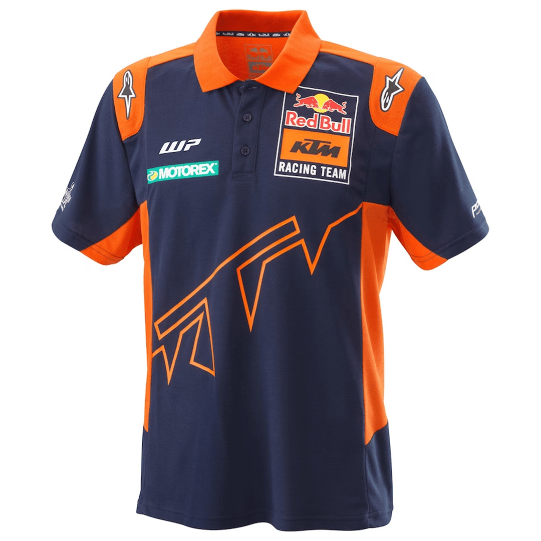 Red Bull KTM Factory Racing Team Polo Jersey Black 2023 Mens
