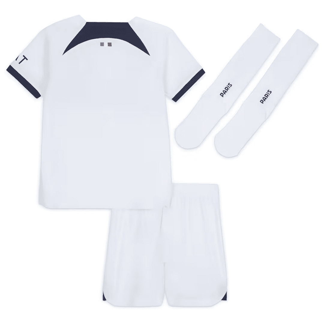 PSG Soccer Whole Kit Jersey + Short + Socks Replica Away 2023/24 Youth