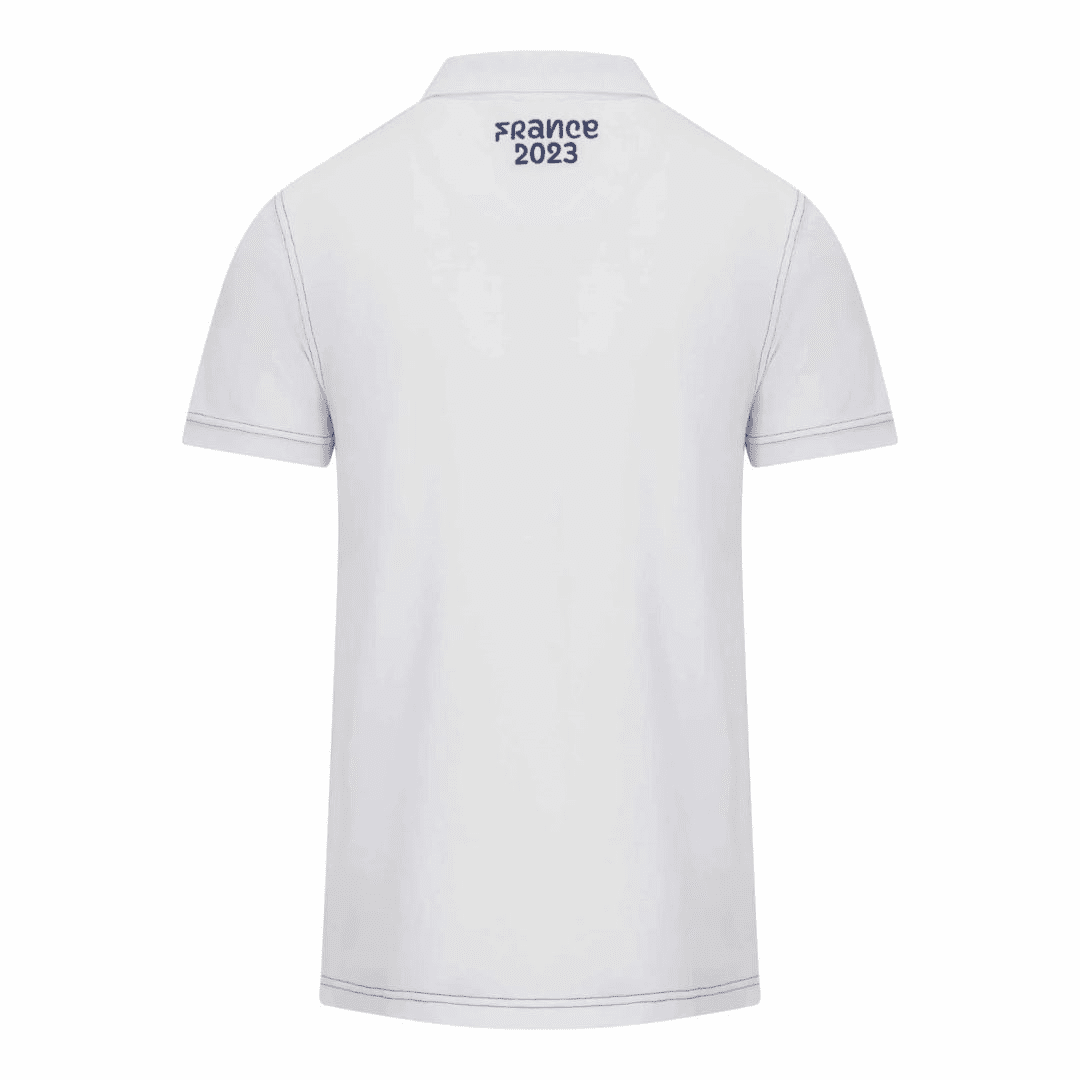 France Rugby X RWC Polo Jersey Replica White 2023 Mens
