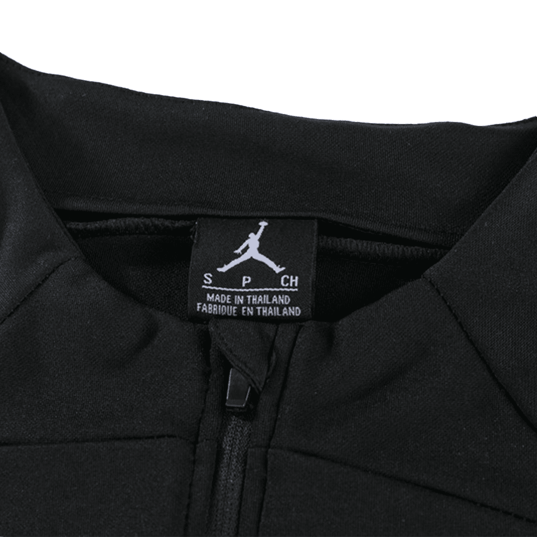 PSG Soccer Sweatshirt + Pants Replica Black Zipper 2023/24 Mens