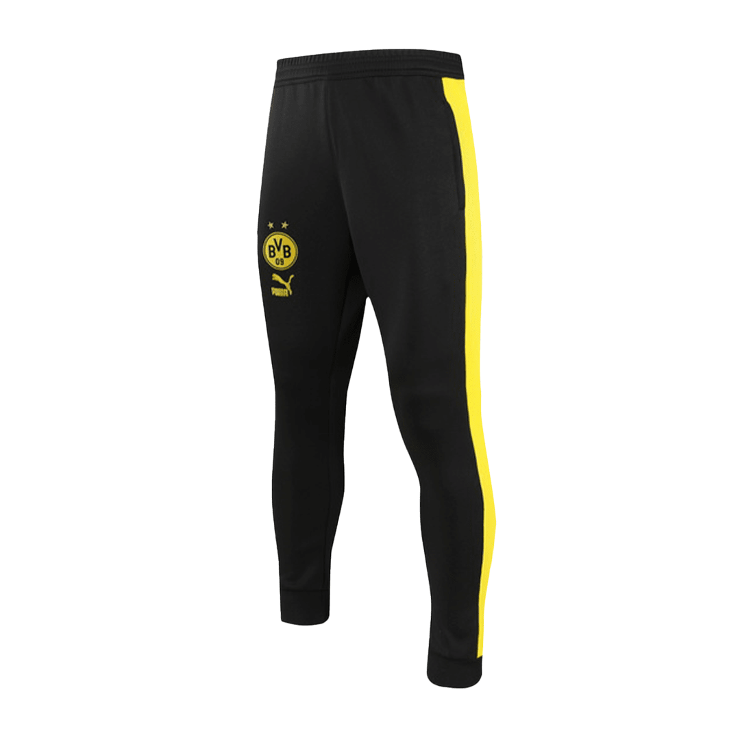 Borussia Dortmund Soccer Jacket + Pants Replica Yellow 2023/24 Mens