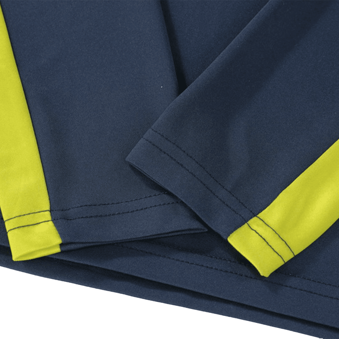 Brazil Soccer Sweatshirt + Pants Replica Zipper Navy 2023/24 Mens
