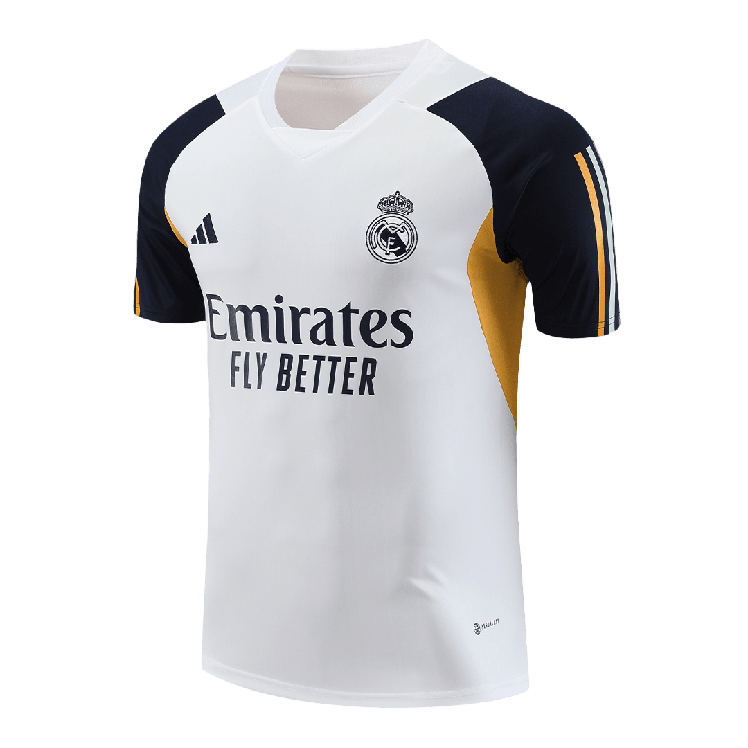 Real Madrid Soccer Jersey Replica Pre-Match White 2023/24 Mens