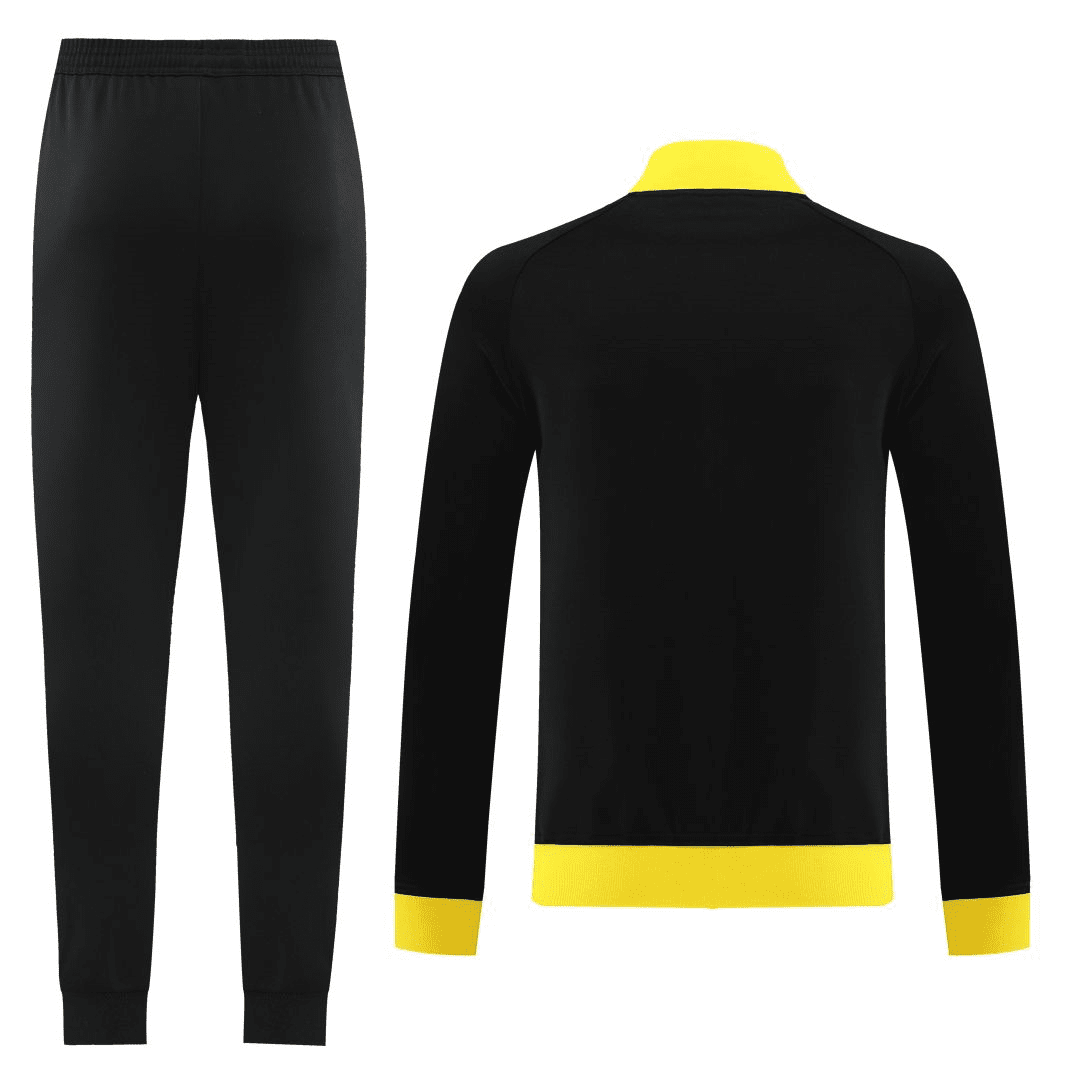 Borussia Dortmund Soccer Jacket + Pants Replica Black 2023/24 Mens