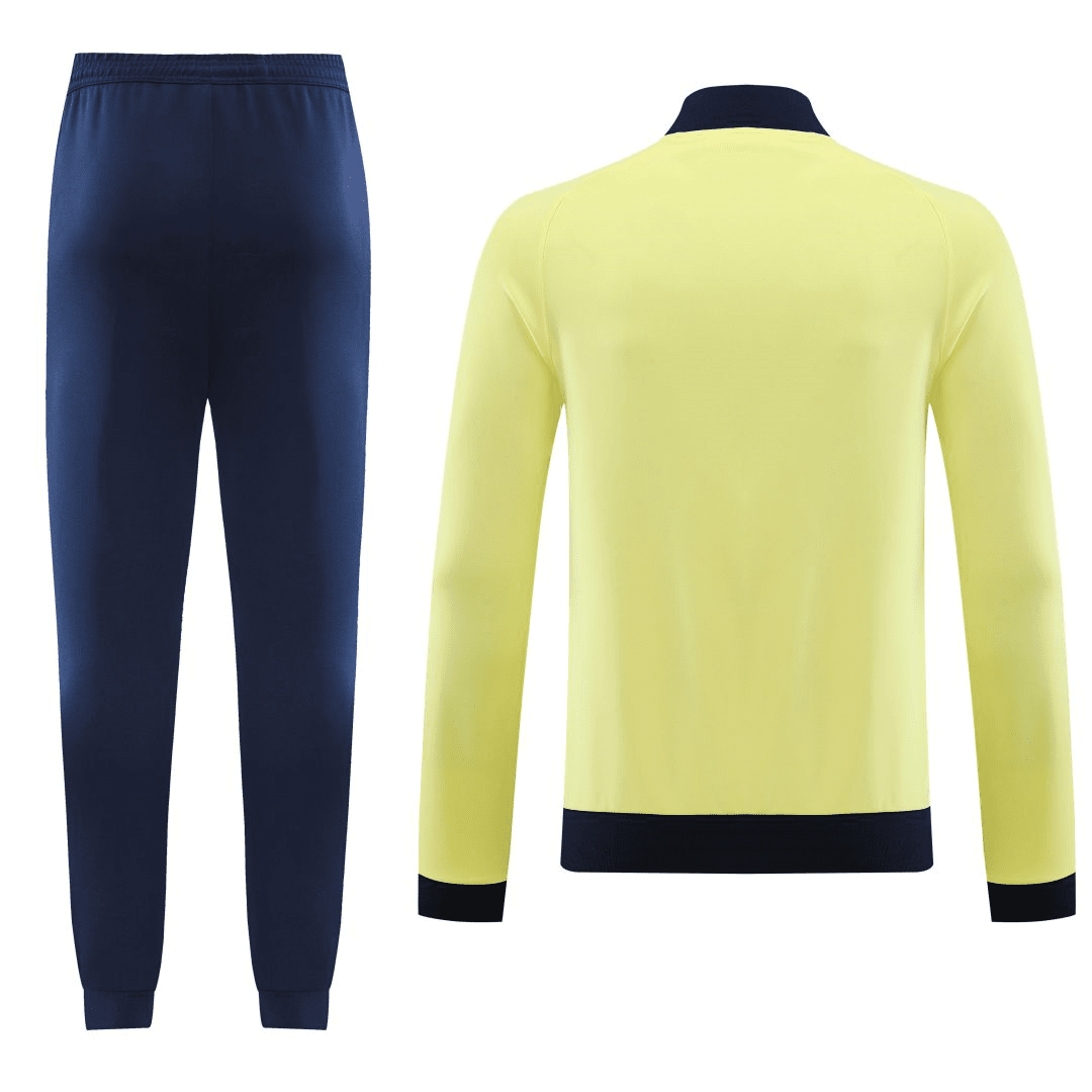 Manchester City Soccer Jacket + Pants Replica Yellow 2023/24 Mens