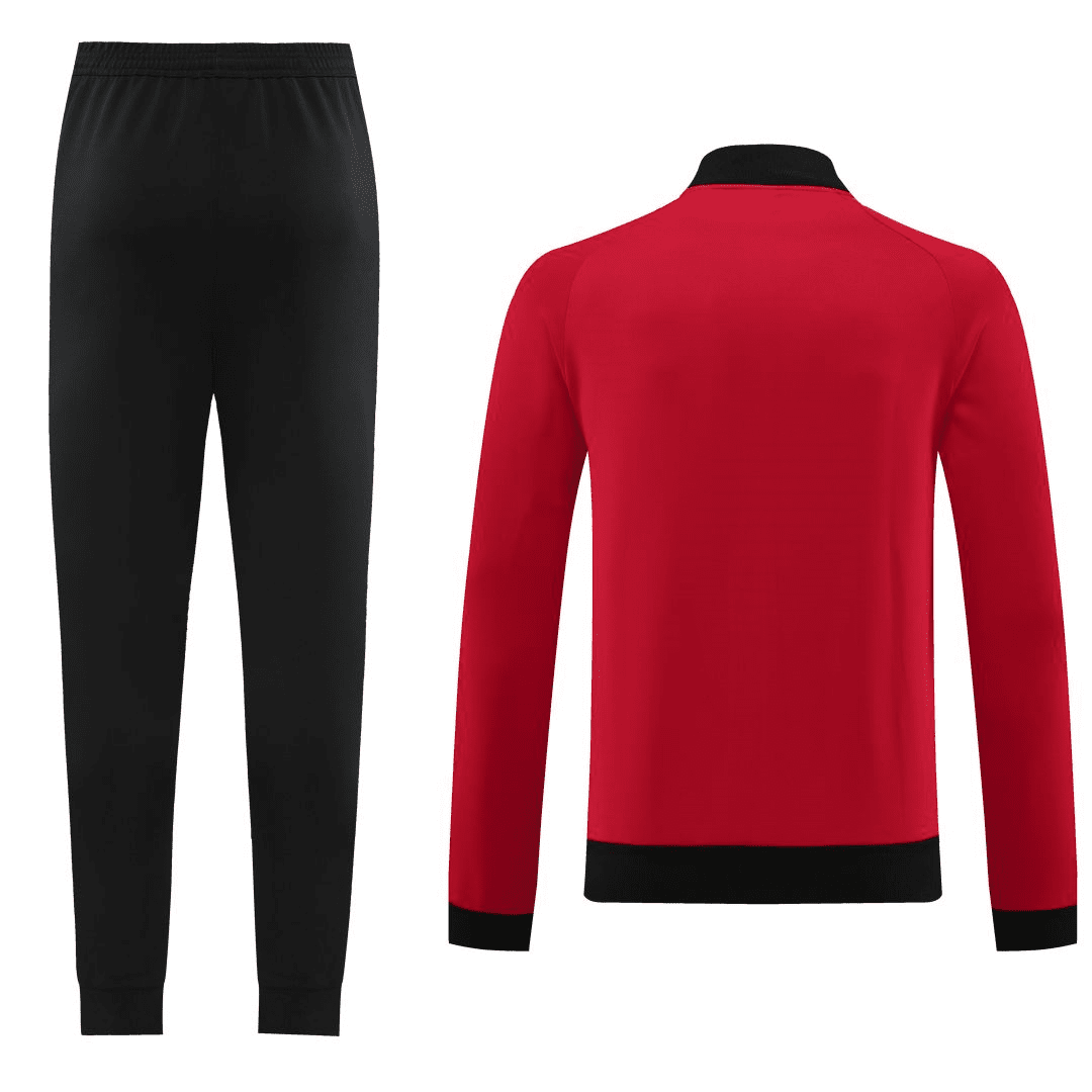 AC Milan Soccer Jacket + Pants Replica Red 2023/24 Mens