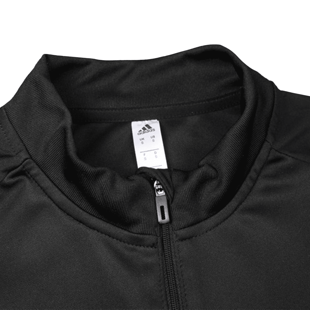 Manchester United Soccer Sweatshirt + Pants Replica Zipper Black 2023/24 Mens