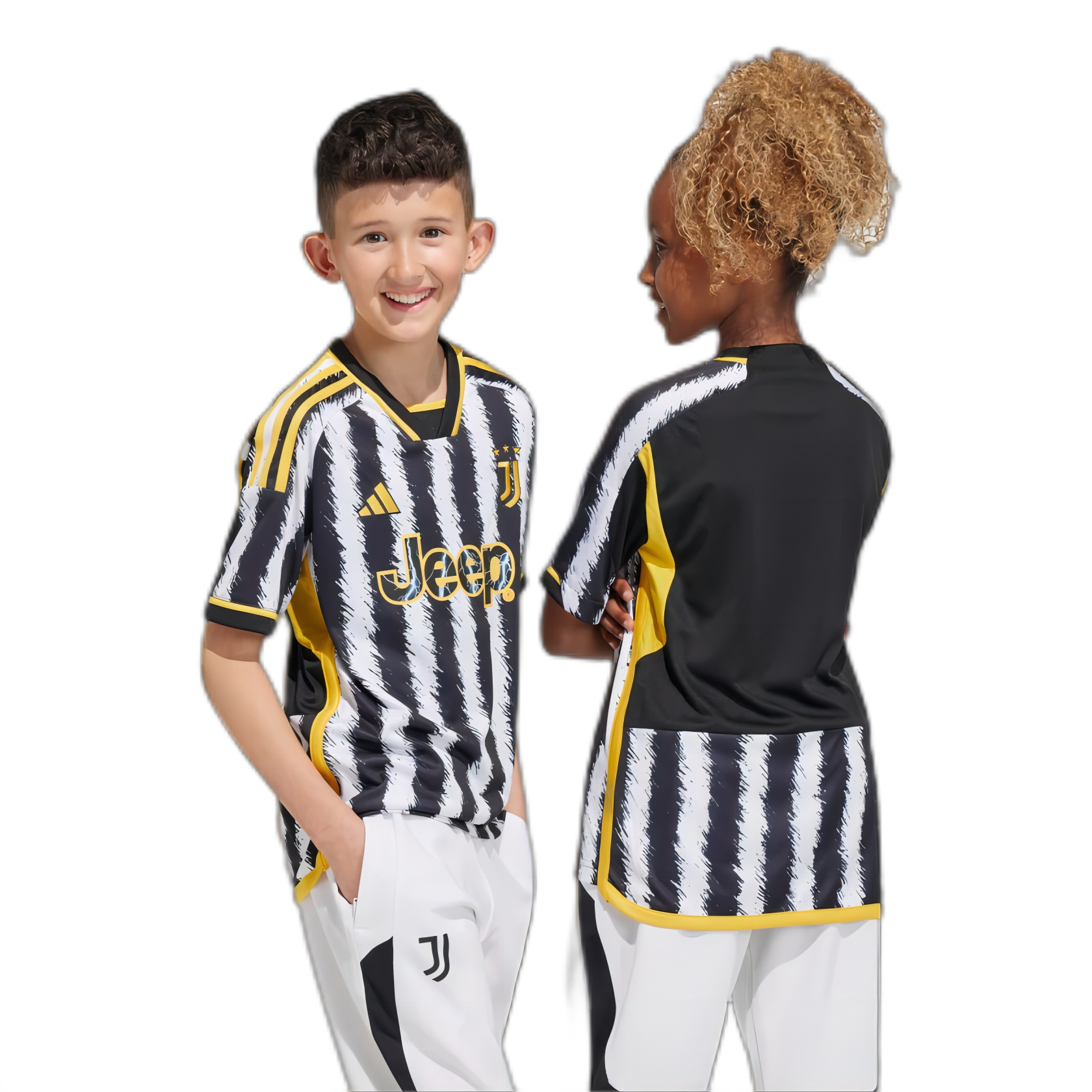 Juventus Soccer Jersey + Short Replica Home 2023/24 Youth