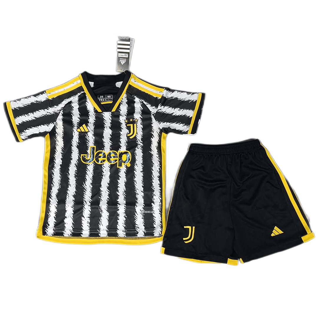 Juventus Soccer Jersey + Short Replica Home 2023/24 Youth